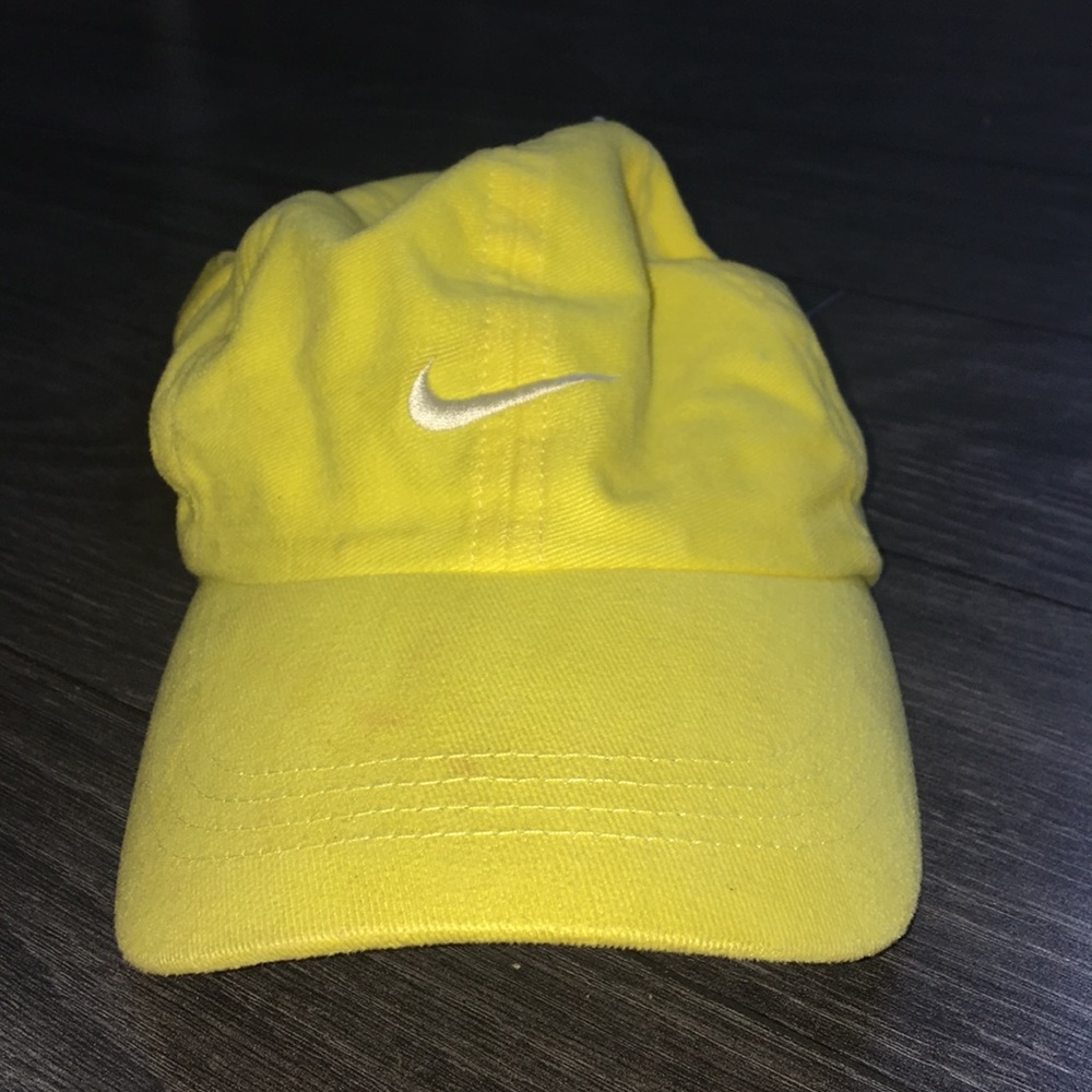 Yellow Nike hat